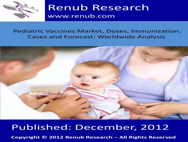 Pediatric Vaccines Market, Doses, Immunization, Cases and Fo