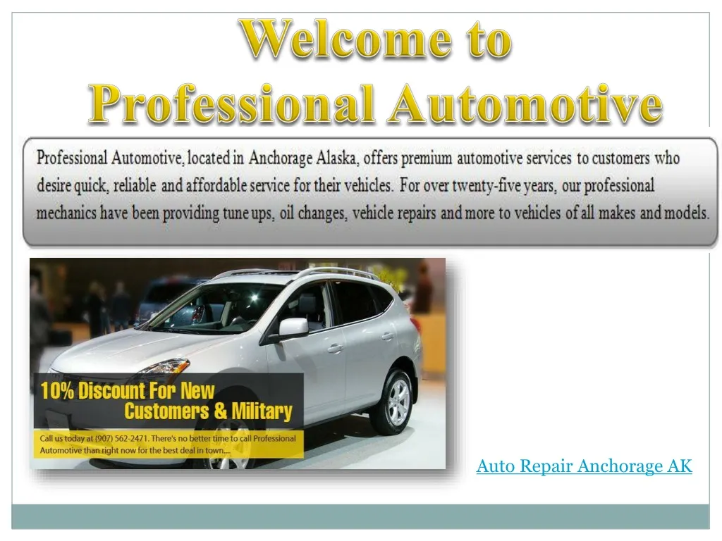 welcome to professional automotive