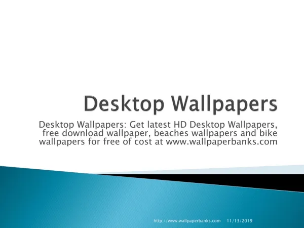 Desktop Wallpapers