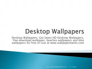 Desktop Wallpapers - slide 1