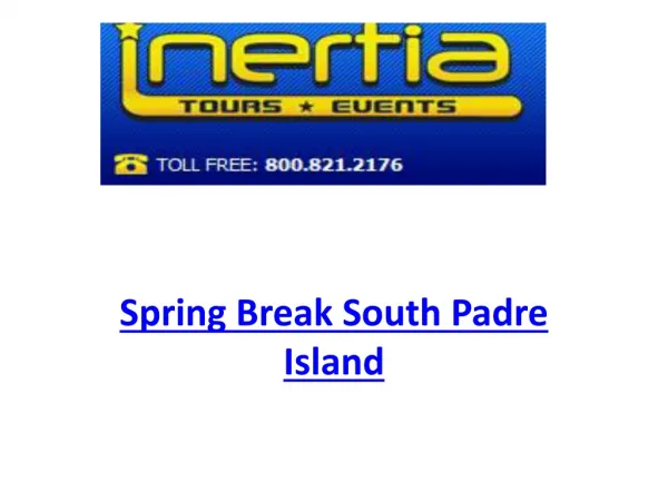 Spring Break South Padre Island