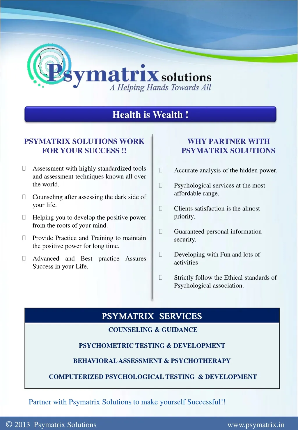 why partner with psymatrix solutions accurate