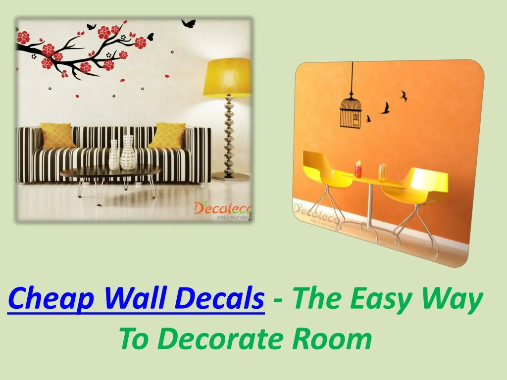 cheap wall decals the easy way to decorate room