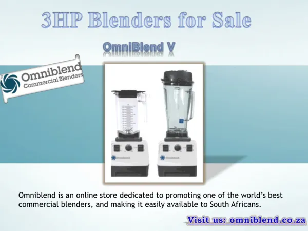 3HP Blenders for Sale