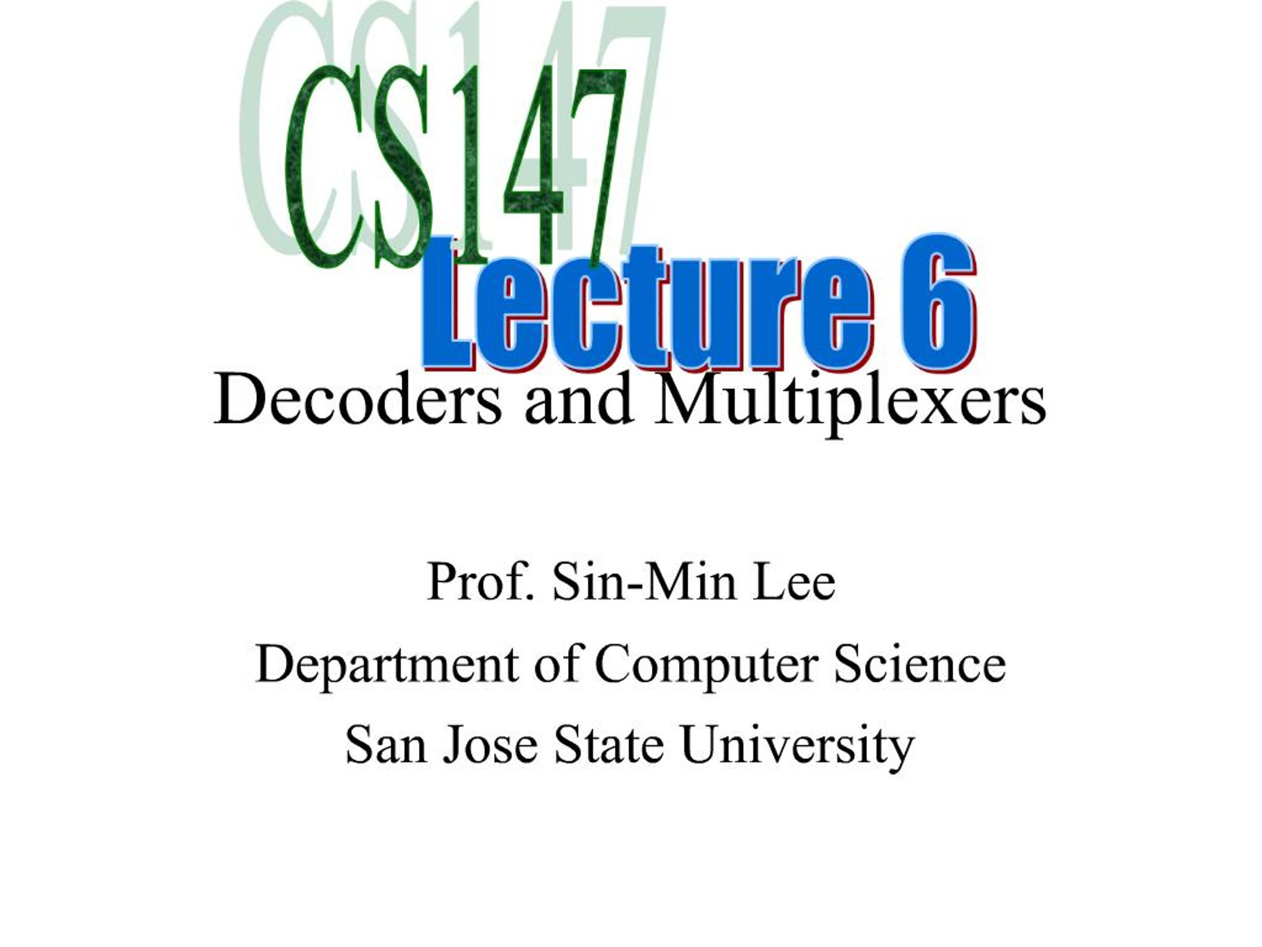 PPT - Decoders and Multiplexers PowerPoint Presentation, free download ...