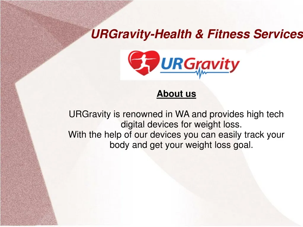 urgravity health fitness services