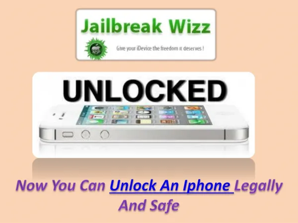 Unlock An IPhone