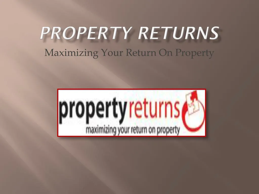 property returns