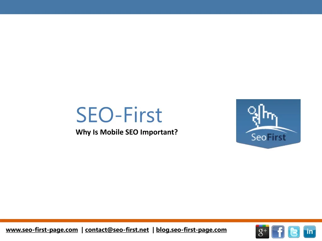 seo first why is mobile seo important
