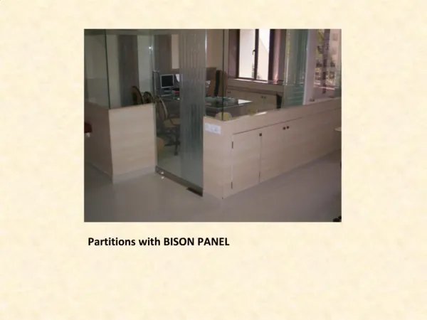 Partitions with BISON PANEL