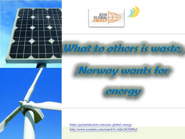 What to others is waste, Norway wants for energy
