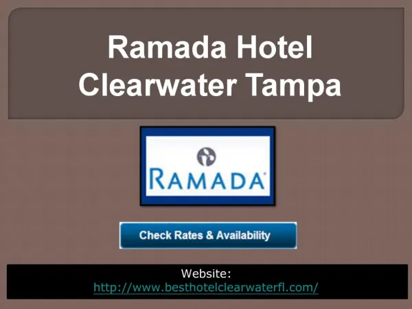 Ramada Hotel clearwater tampa
