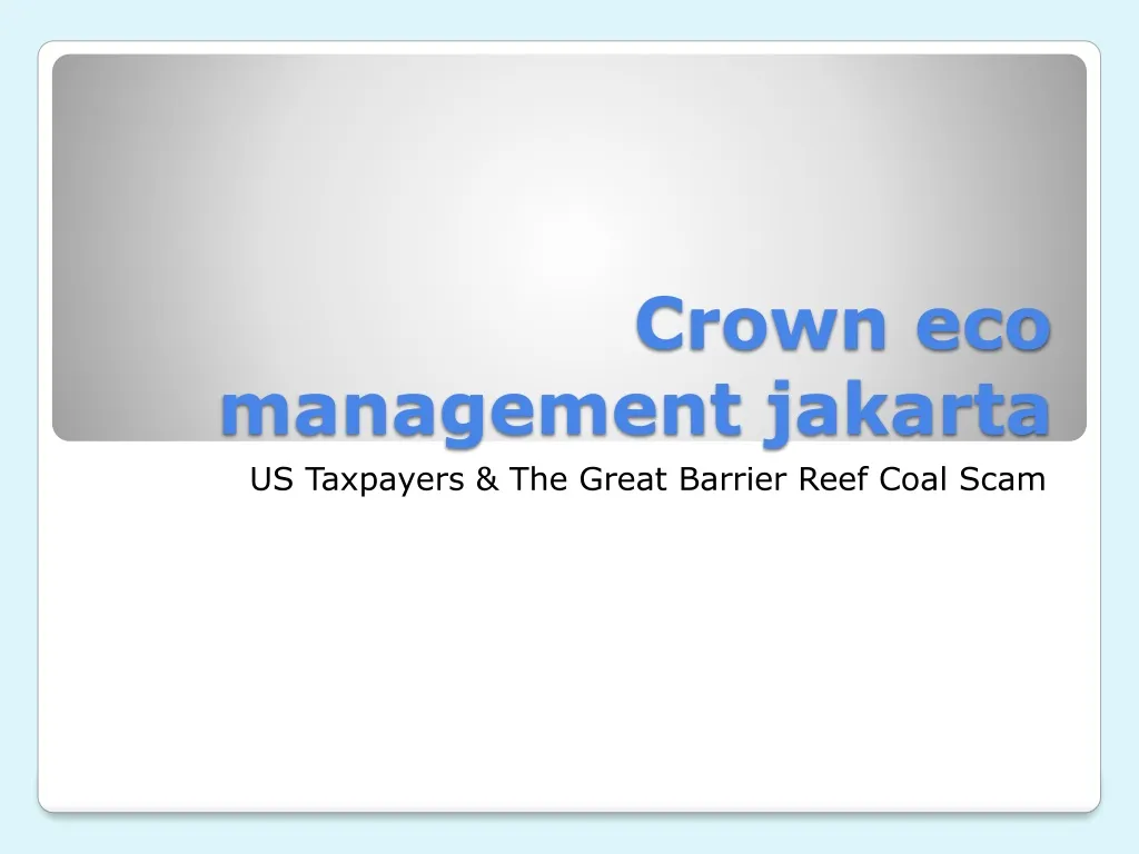 crown eco management jakarta