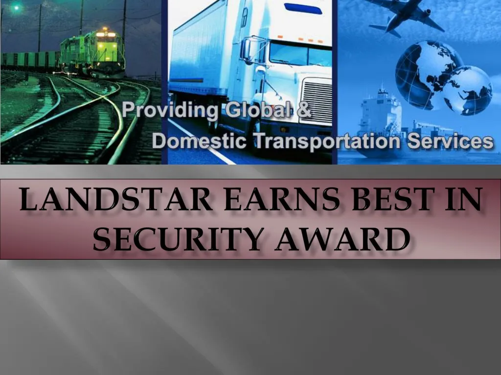 landstar earns best in security award