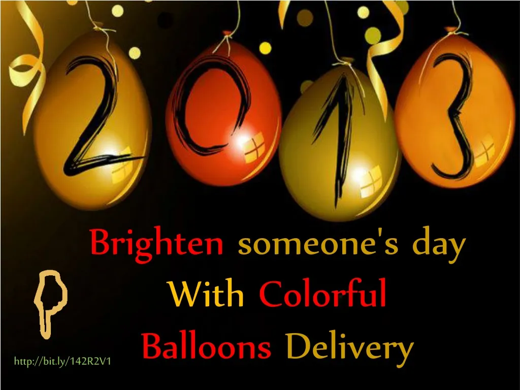brighten someone s day with colorful balloons delivery