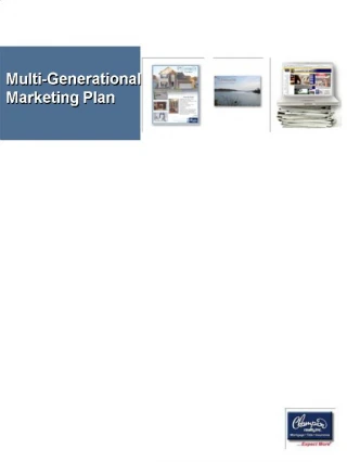 Multi-Generational Marketing Plan - slide 1