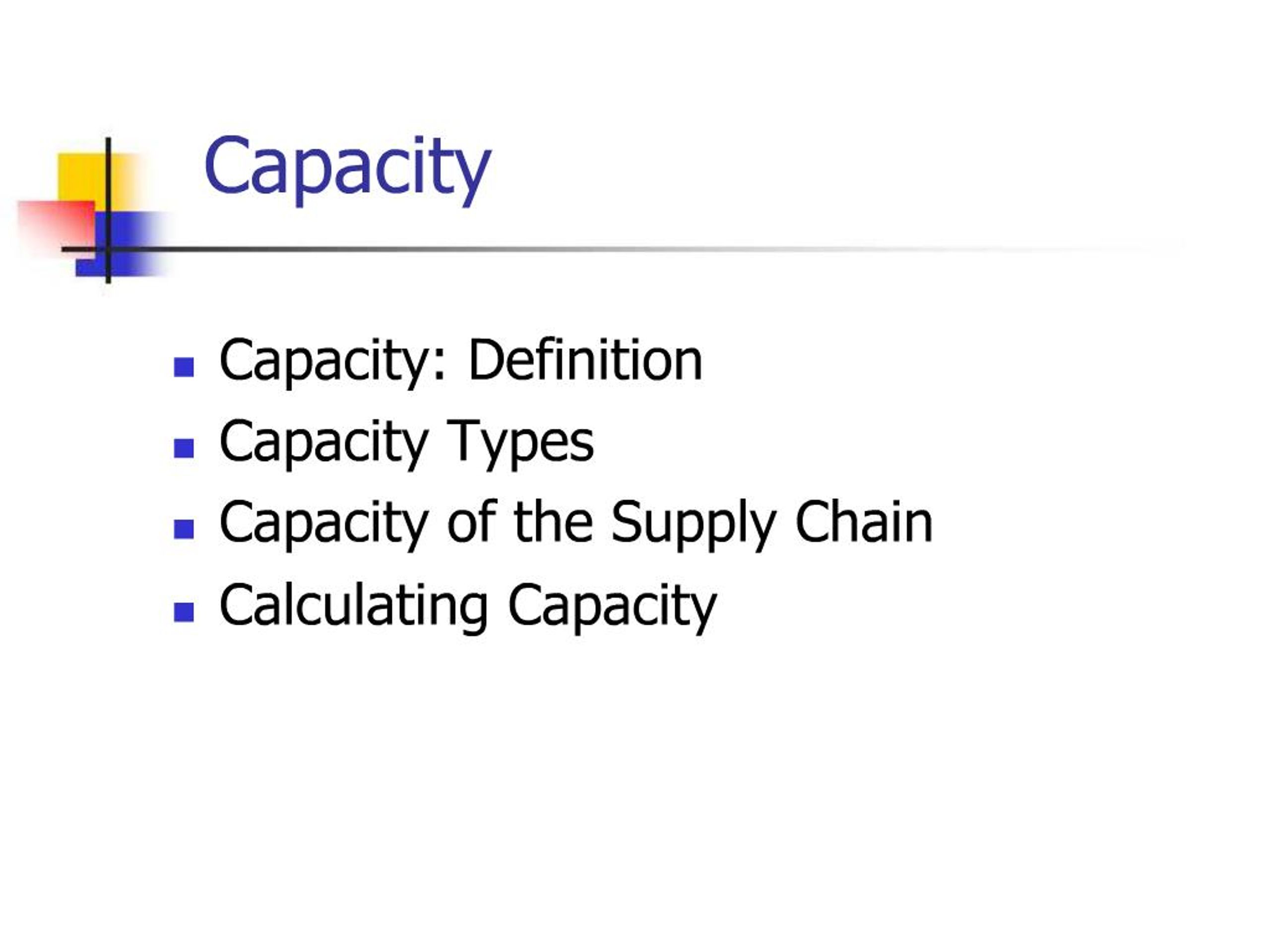 PPT - Capacity PowerPoint Presentation, free download - ID:1282343