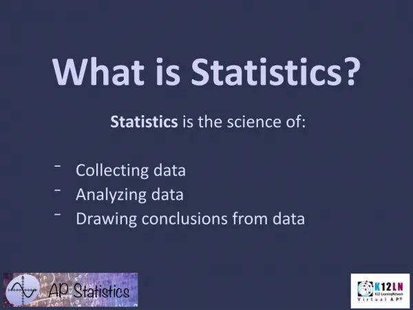 Intro to Statistics