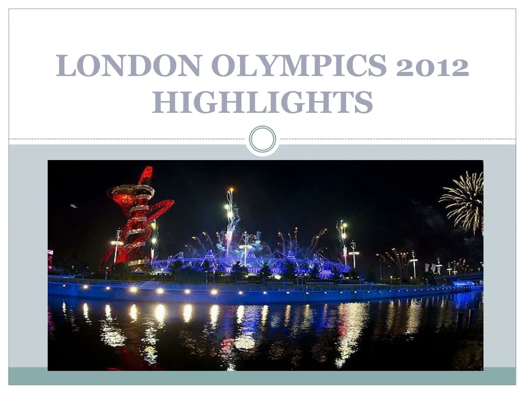 london olympics 2012 highlights