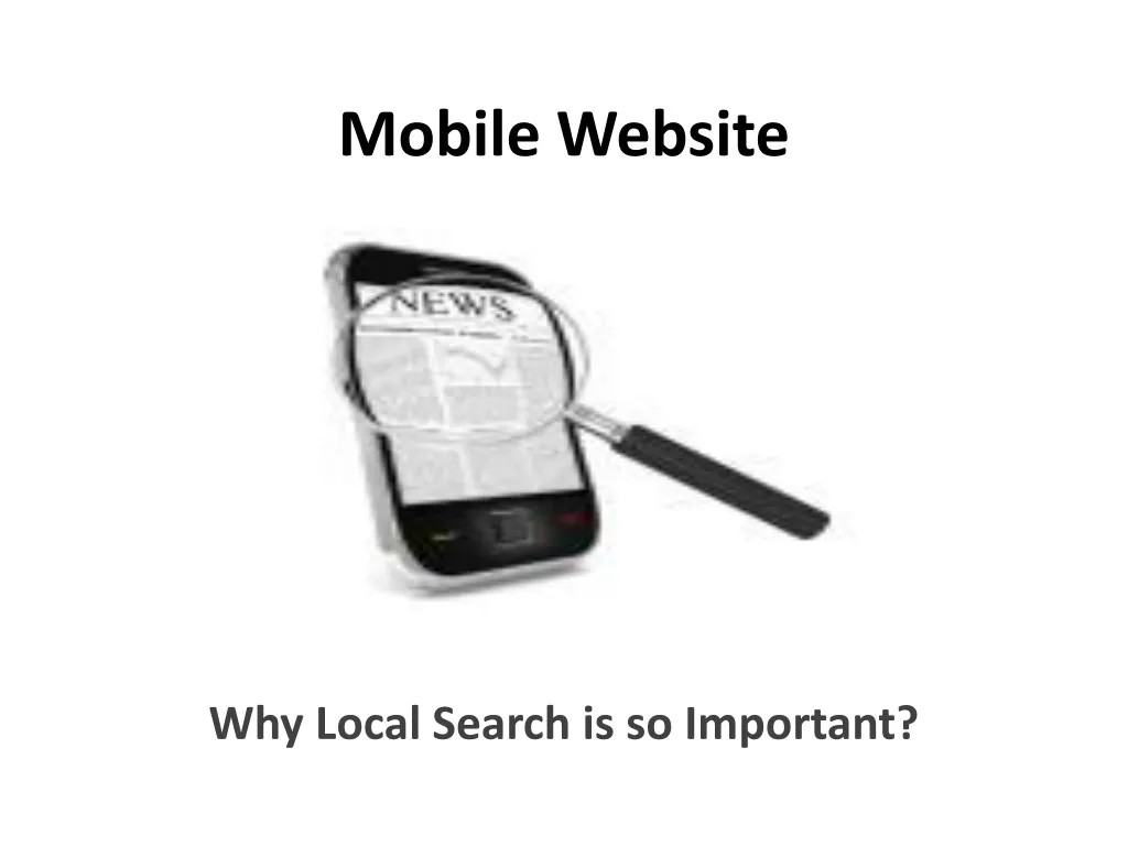 mobile website