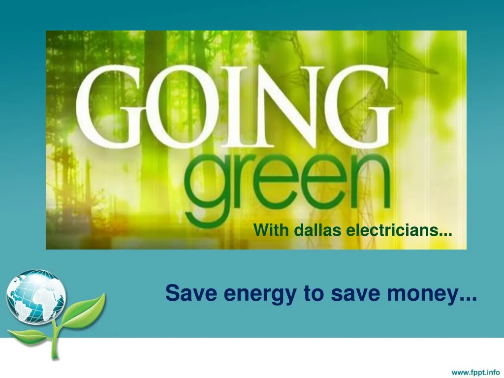 save energy to save money
