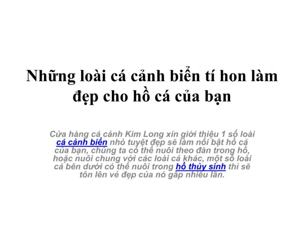 nh ng lo i c c nh bi n t hon l m p cho h c c a b n