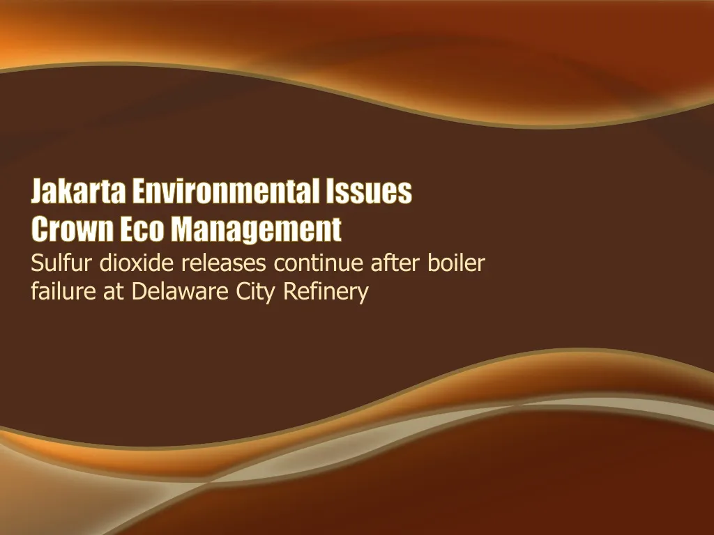 jakarta environmental issues crown eco management