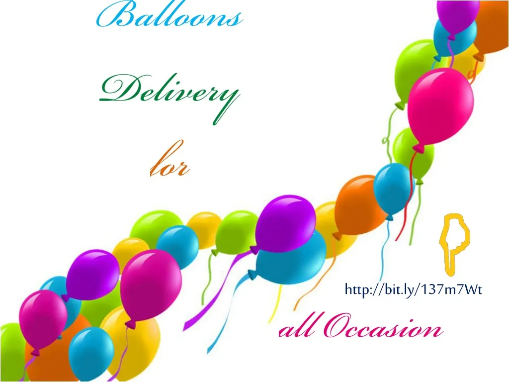 balloons delivery for