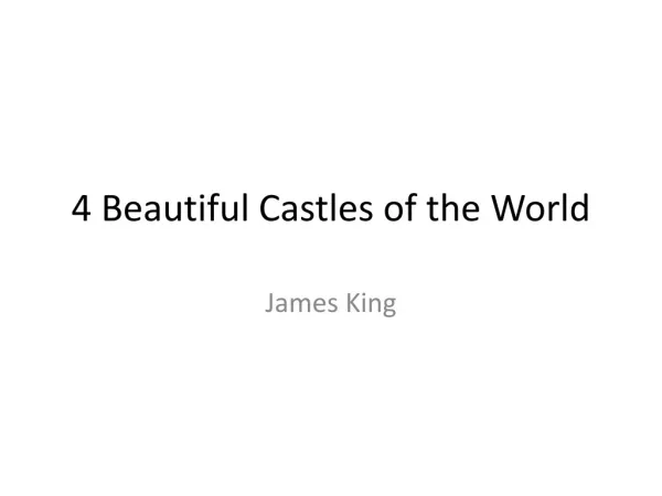 Top Castles of the World