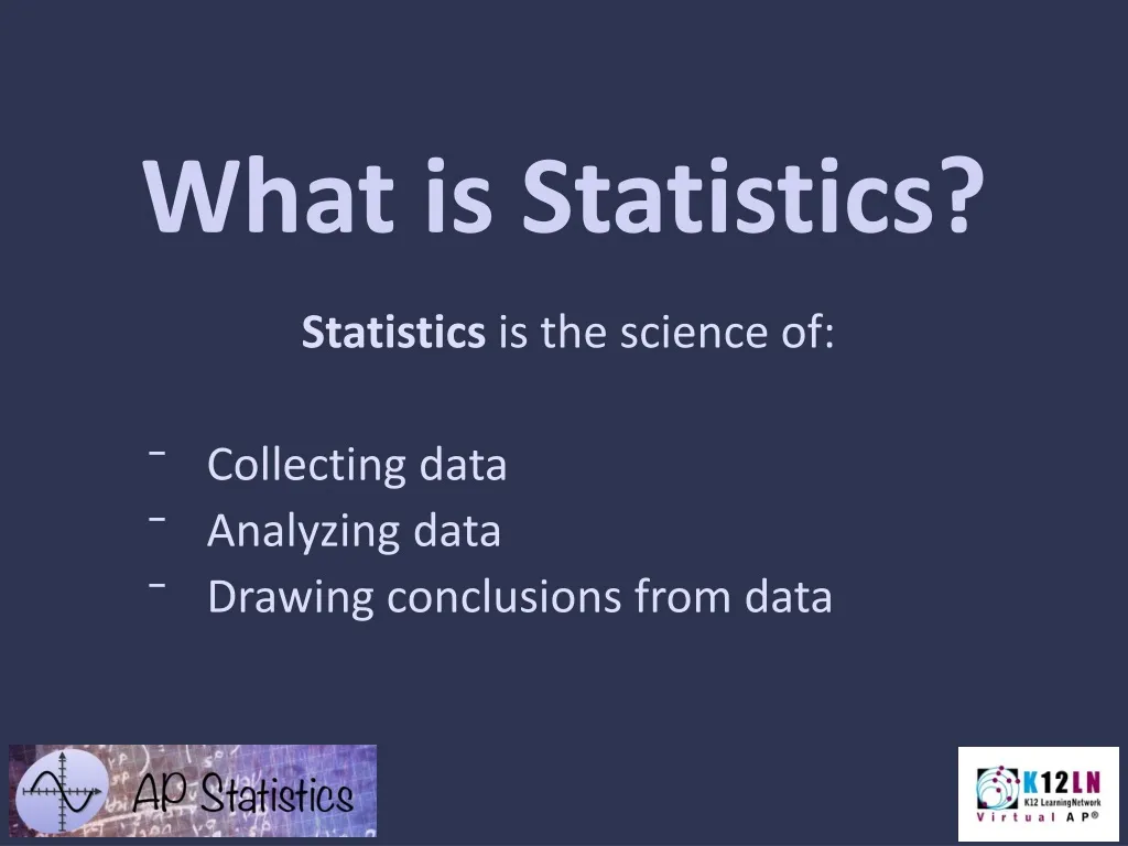 what is statistics