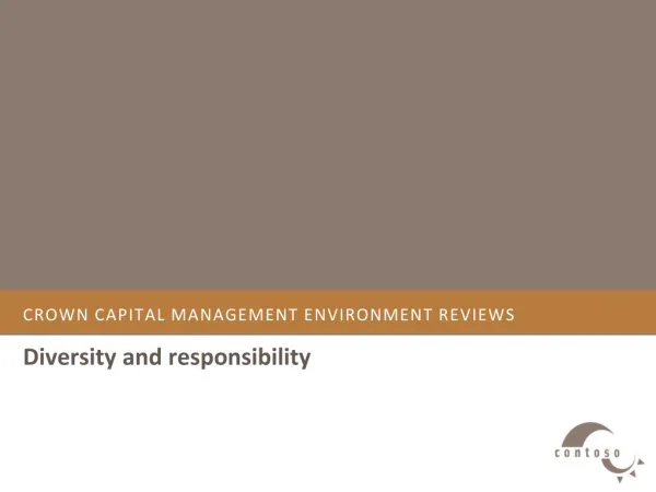 crown capital management environment reviews-Diversity and r