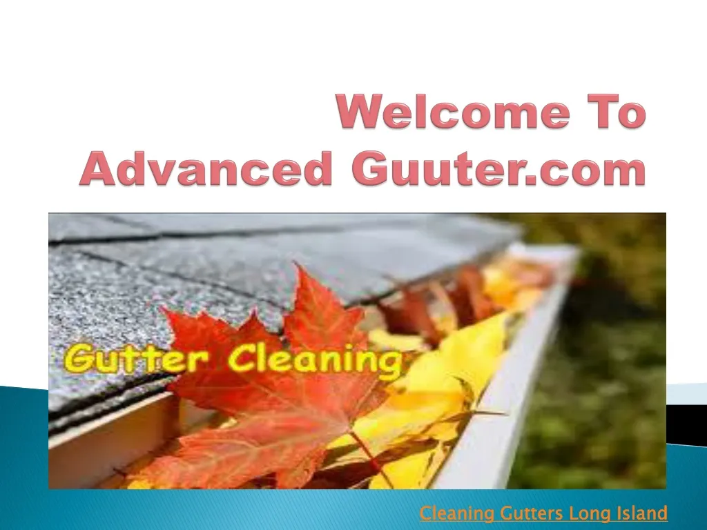 welcome to advanced guuter com