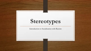 Stereotypes - slide 1