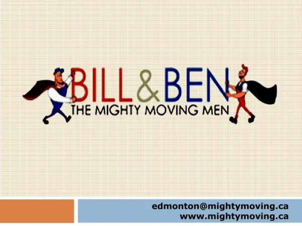 Bill & Ben The Mighty Moving Men