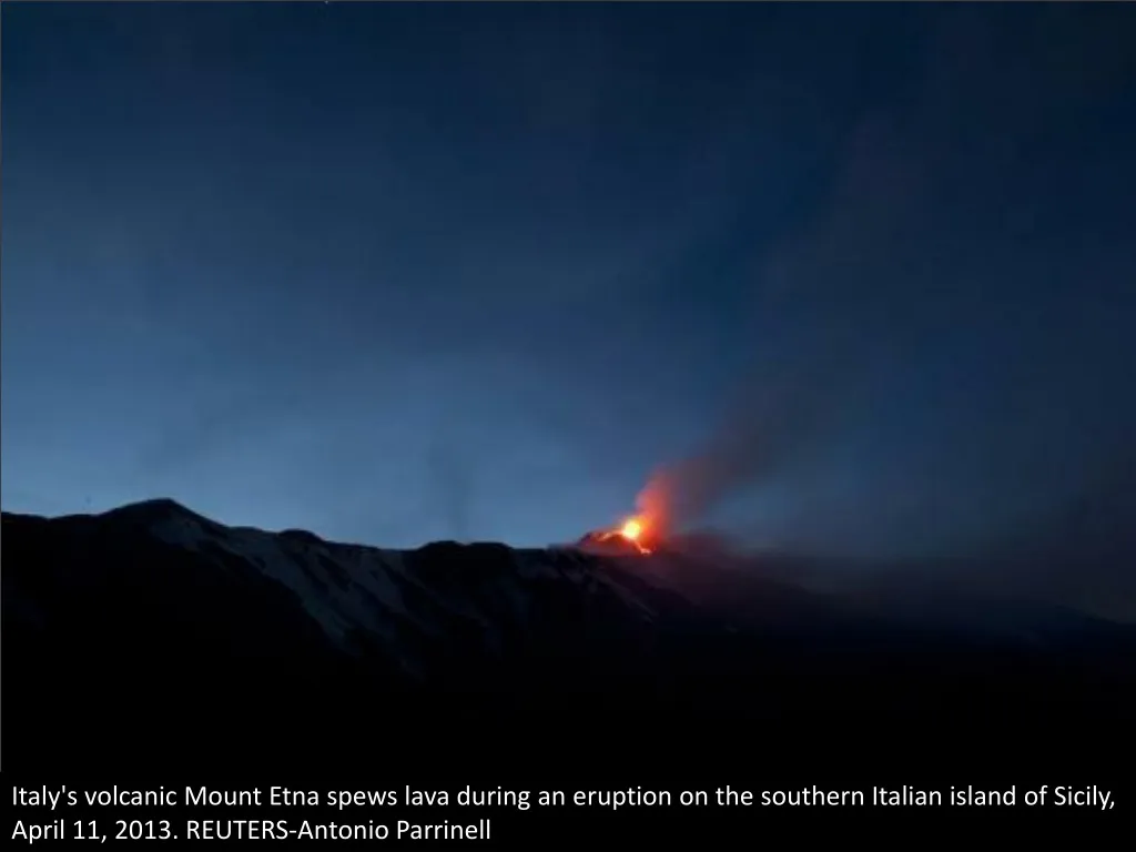 italy s volcanic mount etna spews lava during