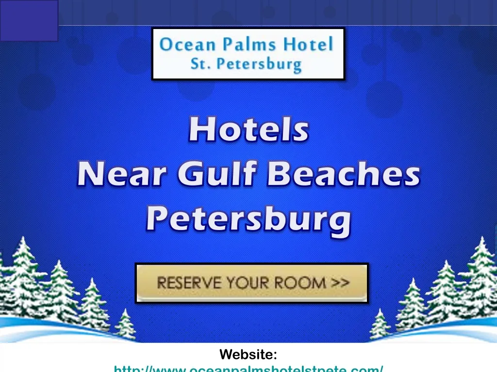 hotels near gulf beaches petersburg
