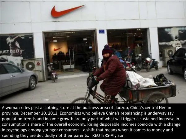 China's rising consumerism