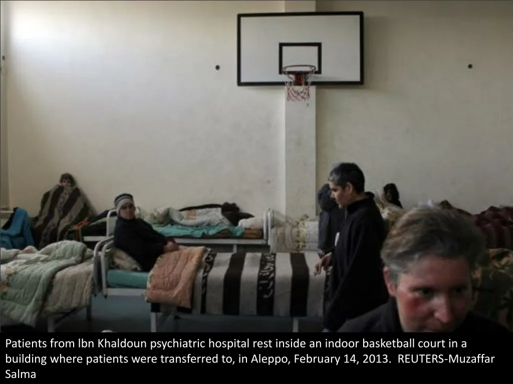 patients from lbn khaldoun psychiatric hospital