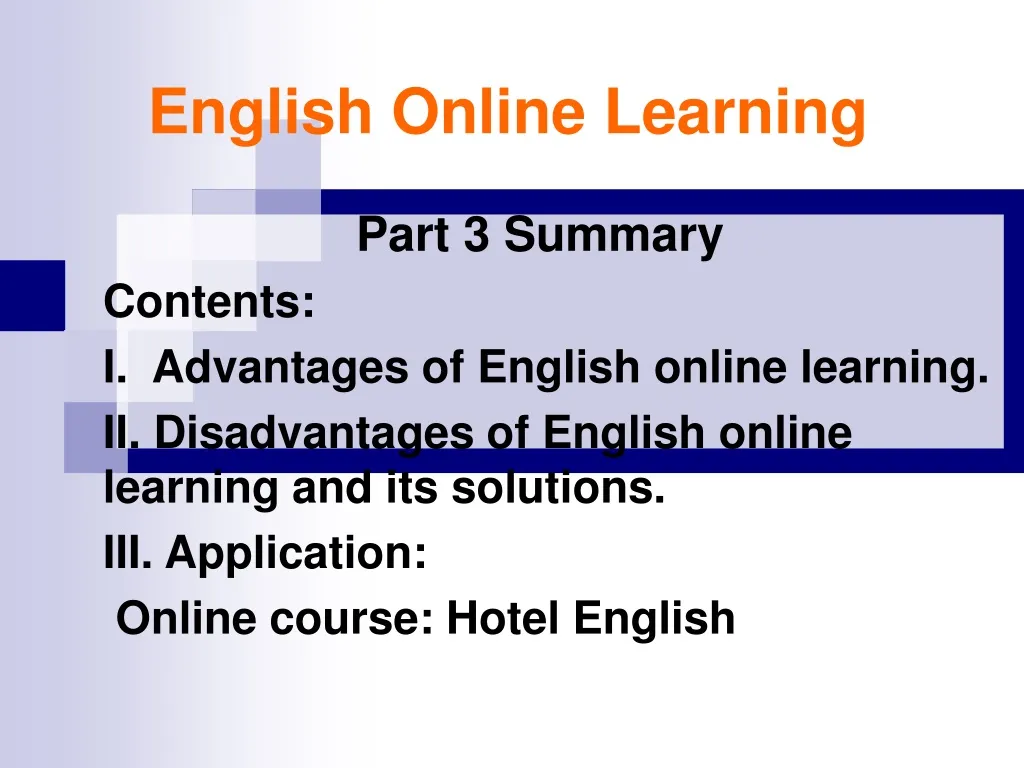 english online learning