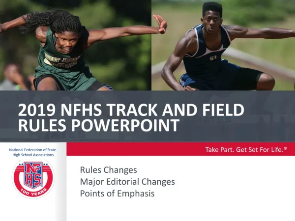 2019 NFHS Track and field rules PowerPoint