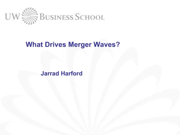 What Drives Merger Waves