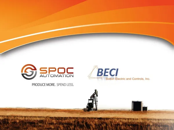 SPOC Automation a nd BECI- who are we?