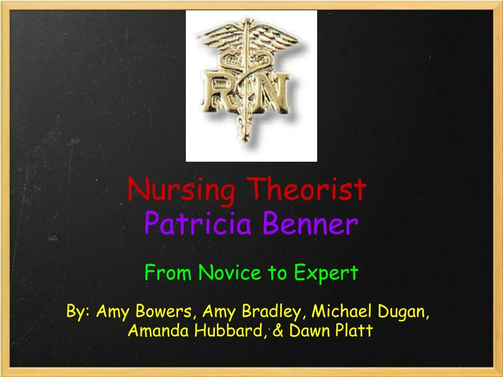 nursing theorist patricia benner