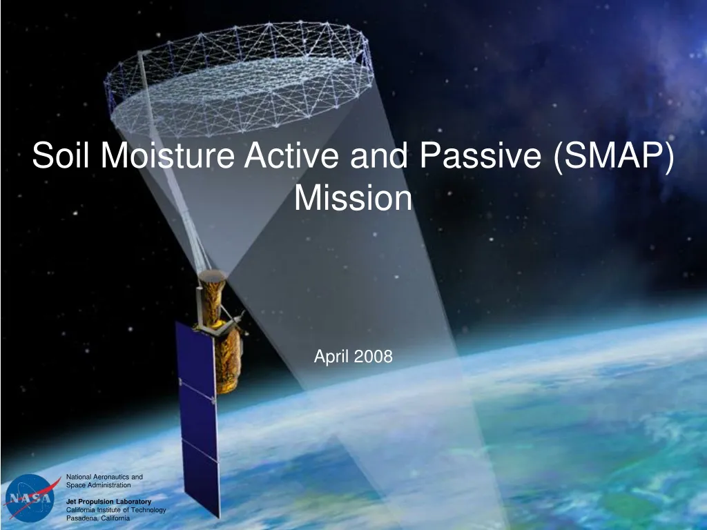 soil moisture active and passive smap mission