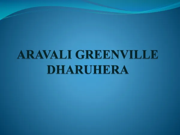 Aravali Greenville