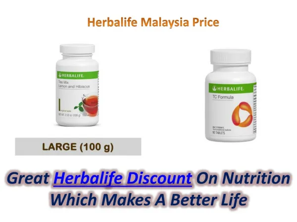Herbalife Malaysia Price