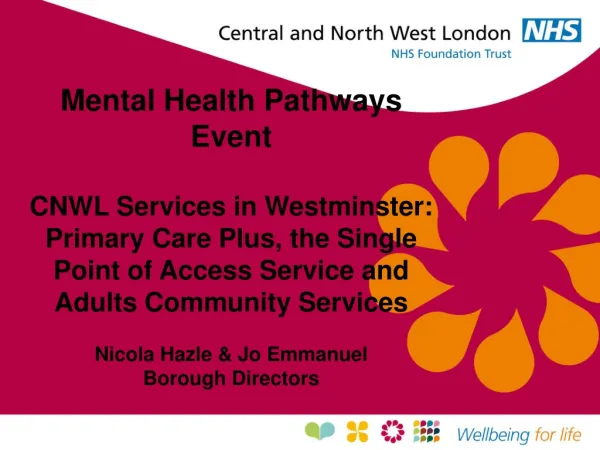 Mental Health Pathways Event