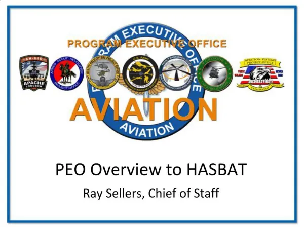 PEO Overview to HASBAT