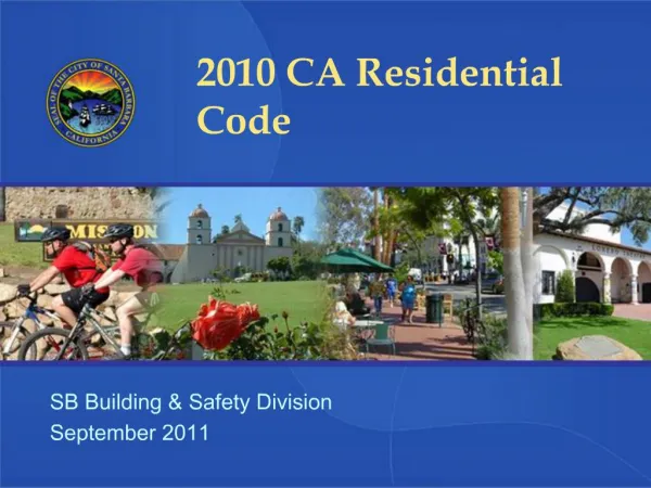 2010 CA Residential Code