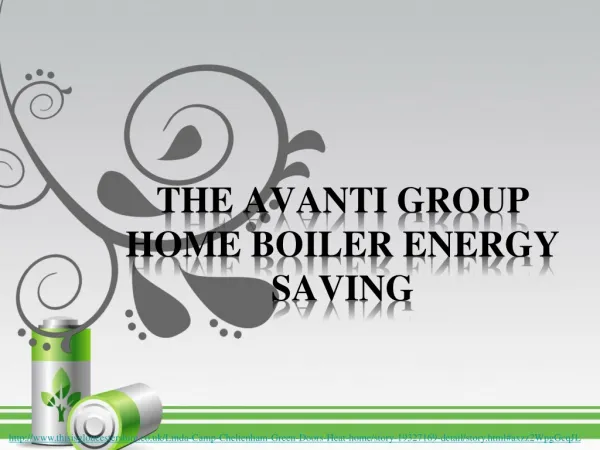 The Avanti Group Home Boiler Energy Saving: Linda Camp, Chel